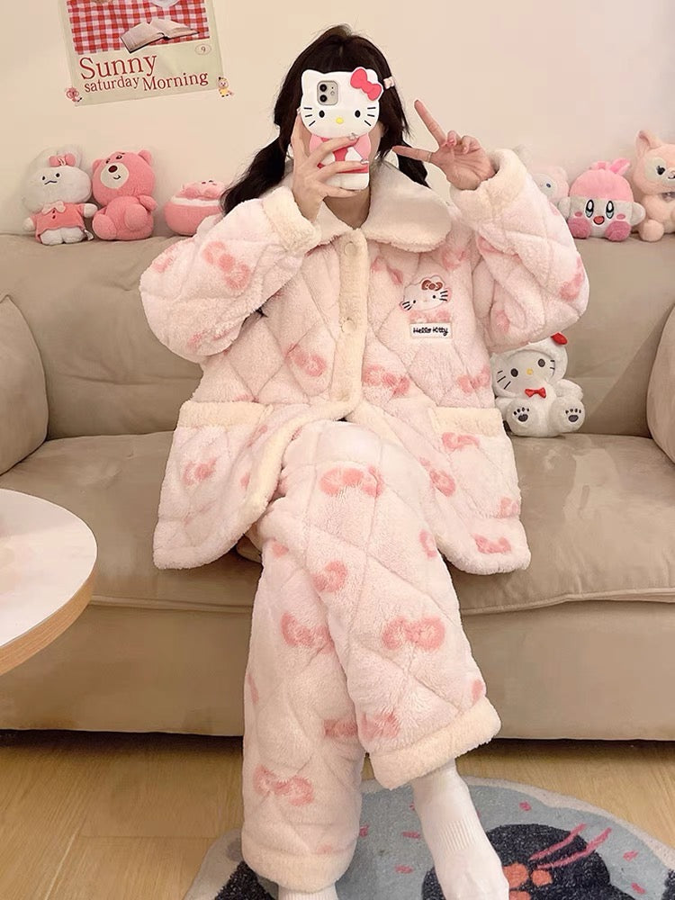 Sanrio Winter Pajamas Hello Kitty