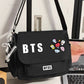K-pop BTS Suga Jimin RM Jungkook JHope Jin V Crossbody Bag