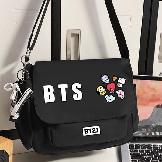 K-pop BTS Suga Jimin RM Jungkook JHope Jin V Crossbody Bag