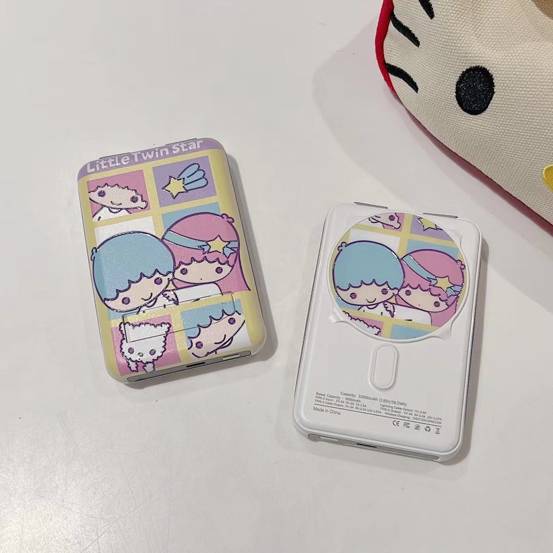 Cute Kawaii Sanrio Powerbank Fast Charging Multi Functional Mag Safe Powerbank