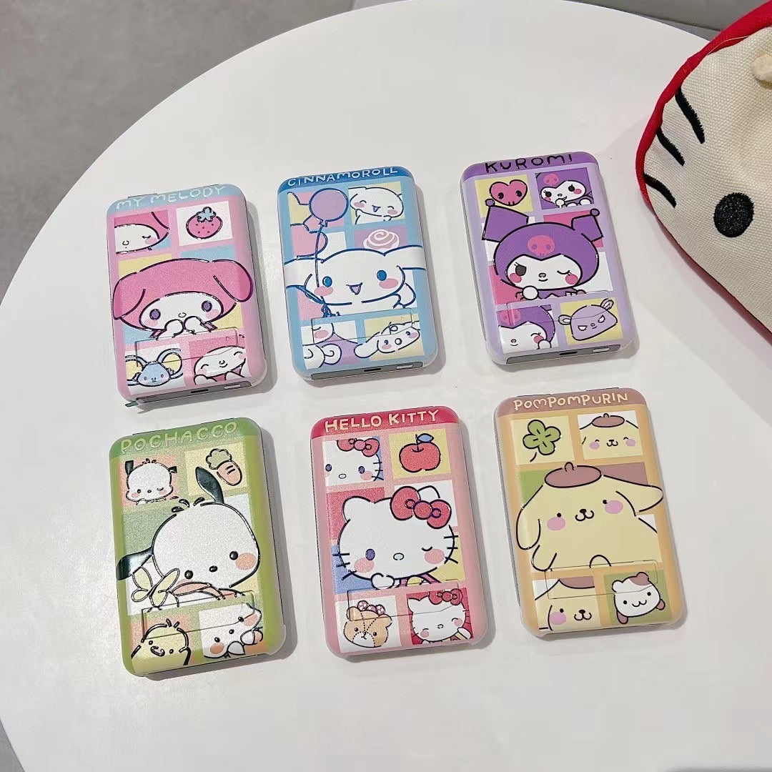 Cute Kawaii Sanrio Powerbank Fast Charging Multi Functional Mag Safe Powerbank