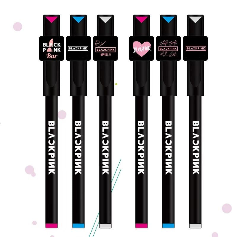 K-pop Stationary 6 Pen BTS Twice BT21 Enhypen TXT Stray Kids