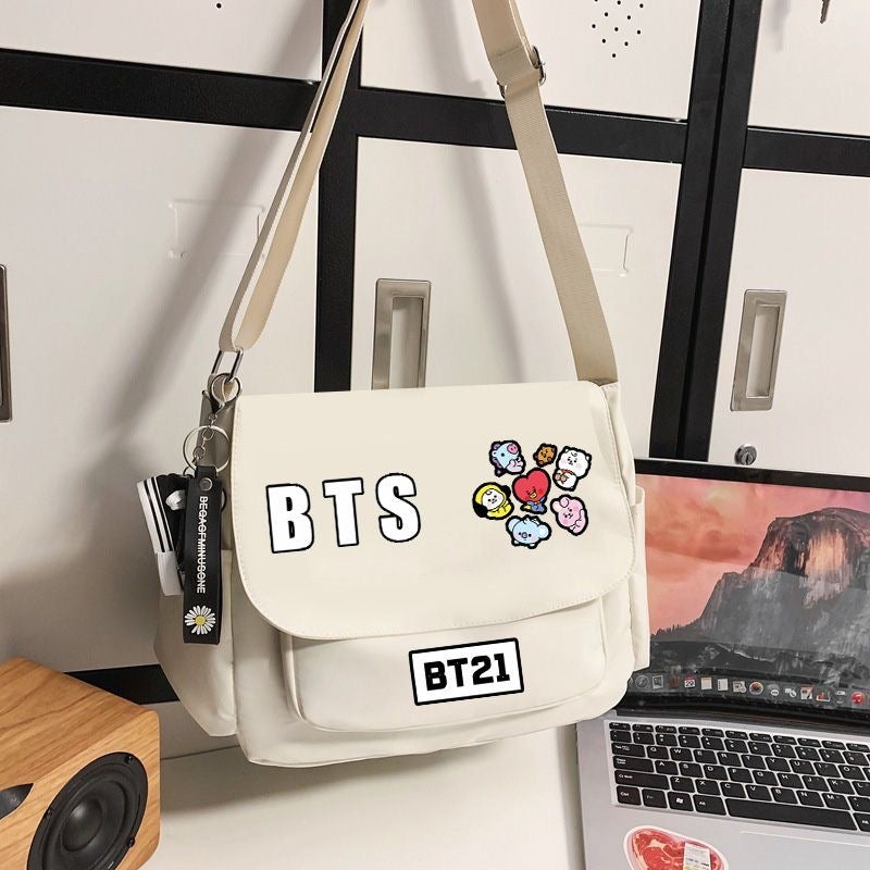 K-pop BTS Suga Jimin RM Jungkook JHope Jin V Crossbody Bag