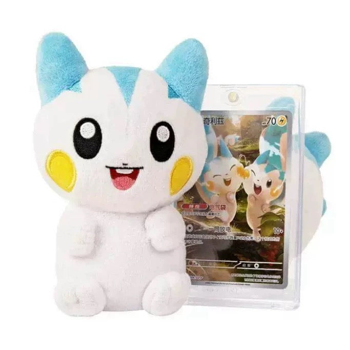 Authentic Pokémon Blind Boxes Round Containers Plushy Card