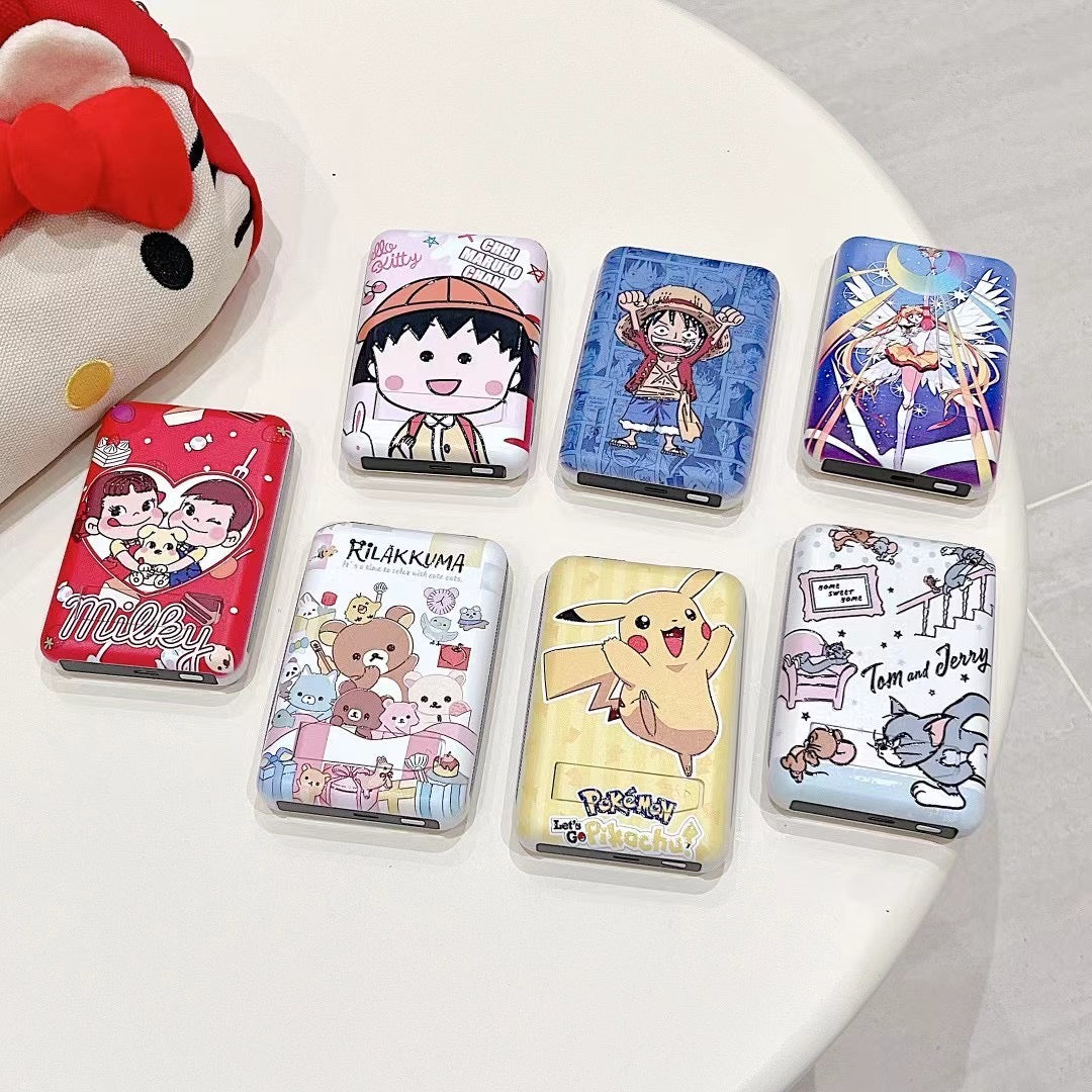 Cute Kawaii Sanrio Powerbank Fast Charging Multi Functional Mag Safe Powerbank