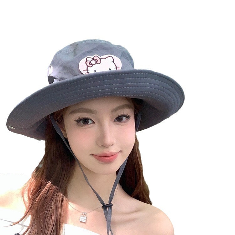 [FREE SHIPPING] Cute Kawaii Summer Hello Kitty Women’s Hat Hiking Hat