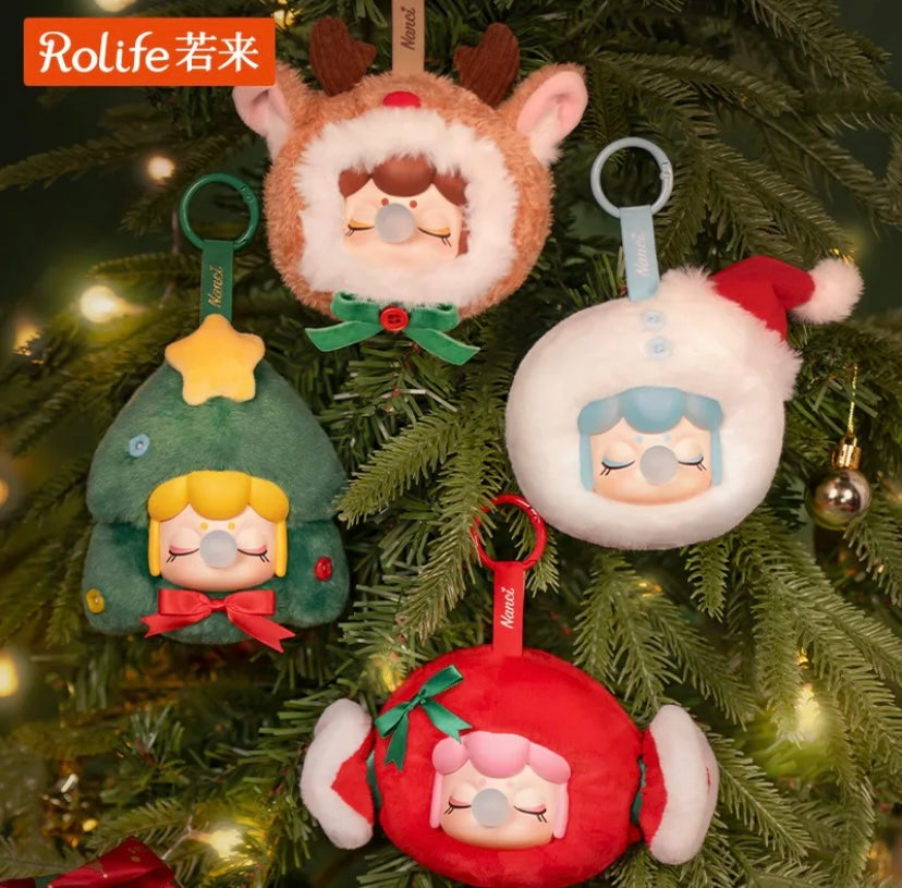 [Authentic] Limited Edition Rolife Nanci Christmas Bear Birthday Gift Vinyl Plush Pendant Blind Boxes