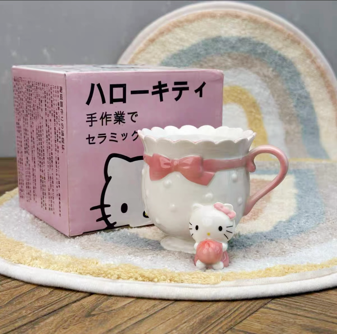 [ FREE SHIPPING] 1 Random Cute Kawaii Hello Kitty Ceramic Mug Sanrio Coffee Cup