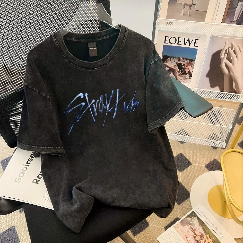 K-pop Stray Kids 2025 Tour Tshirt