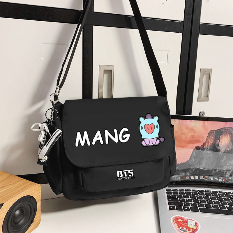 K-pop BTS Suga Jimin RM Jungkook JHope Jin V Crossbody Bag