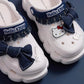 Sanrio Denim Hello Kitty Crocs Summer Shoes