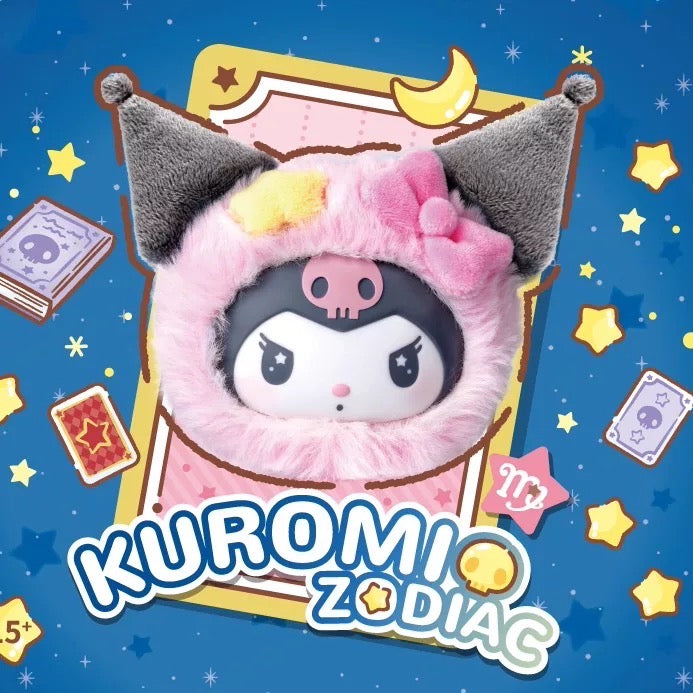 [Authentic] Sanrio Kuromi Zodiac Vinyl plush Pendant Blind Boxes