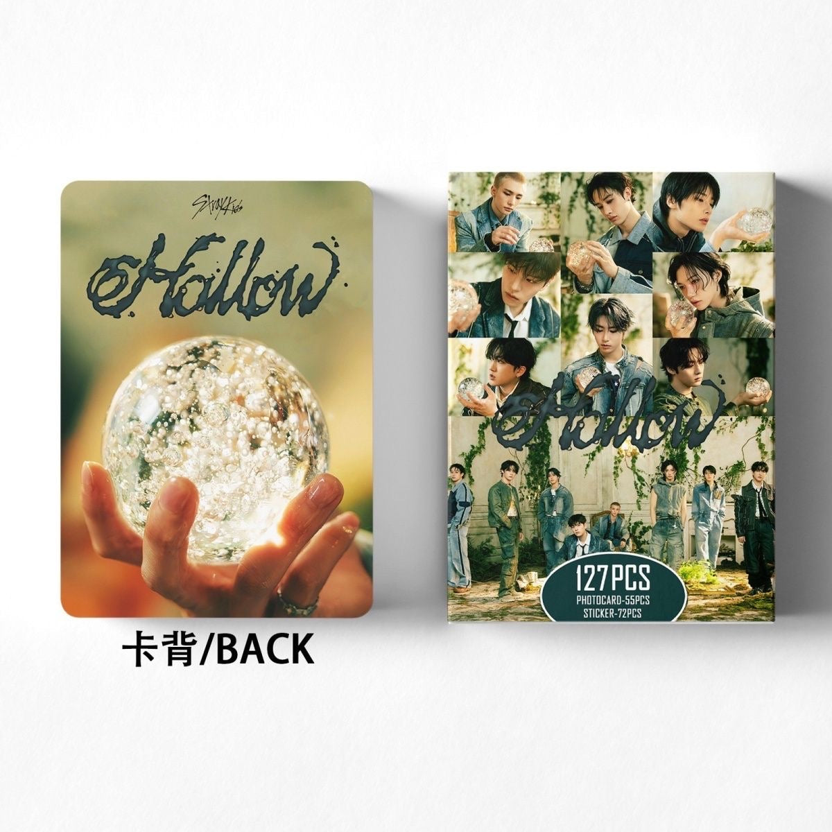 K-pop Stray Kids Hollow Album 55 Cards And 127 Stickers