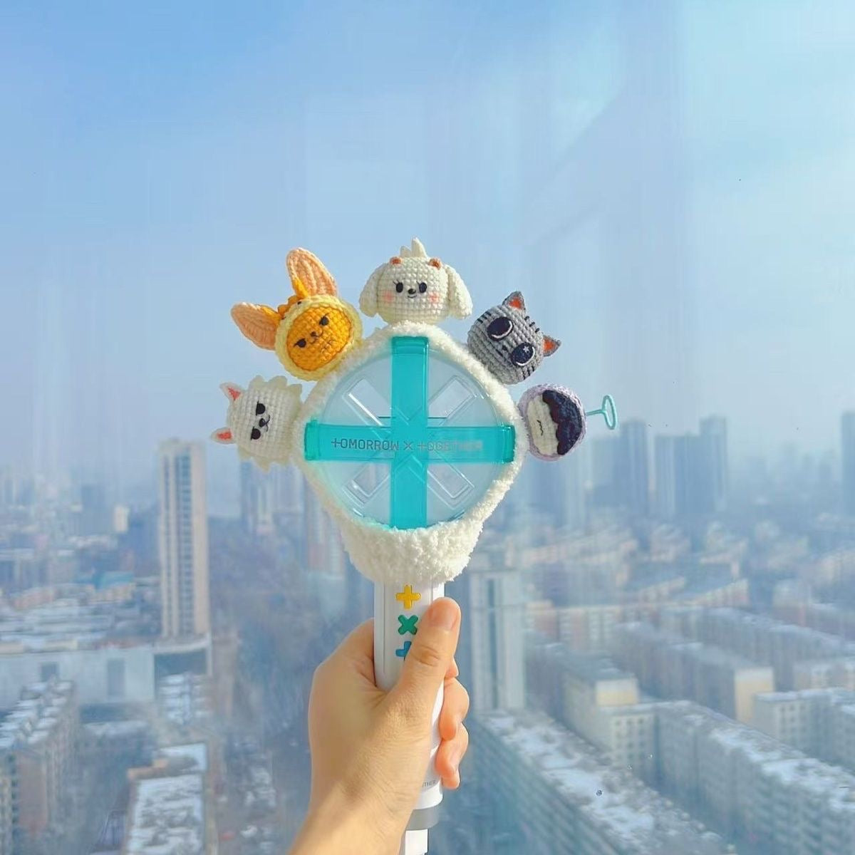 K-pop TXT Tour Light Stick Cover Soobin, Yeonjun, Beomgyu, Taehyun, and Hueningkai