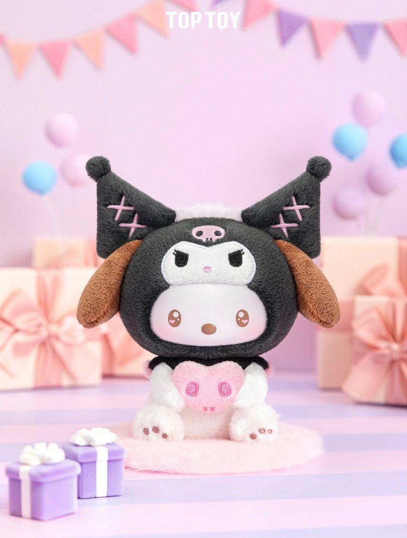 [Authentic] Toptoy Sanrio Kuromi Birthday Vinyl Plush Blind Boxes