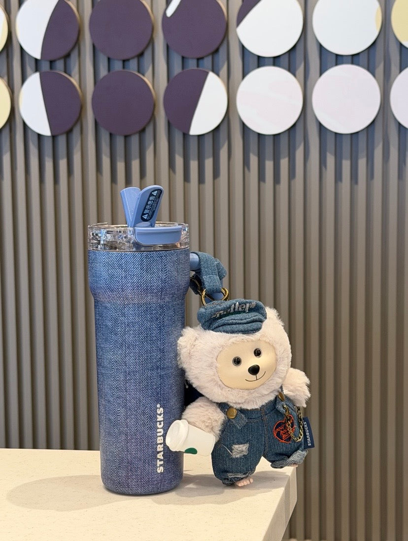 Authentic Starbucks Mainland China Denim Series Stanley Tumbler