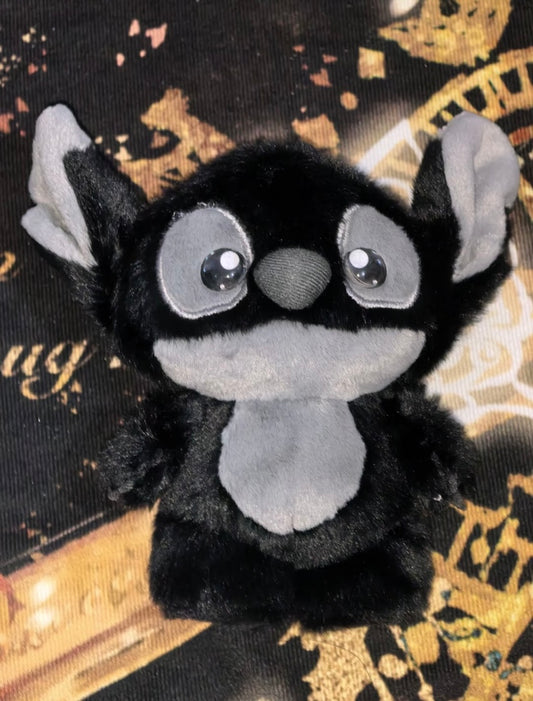 Authentic Minisoland Disney Stitch Black Plush Pendant Not Blind Boxes