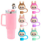 Sanrio Set of 6 Straw Toppers 10mm Stanley Tumbler Hangyodon Hello Kitty My Melody Kuromi Kerroppi