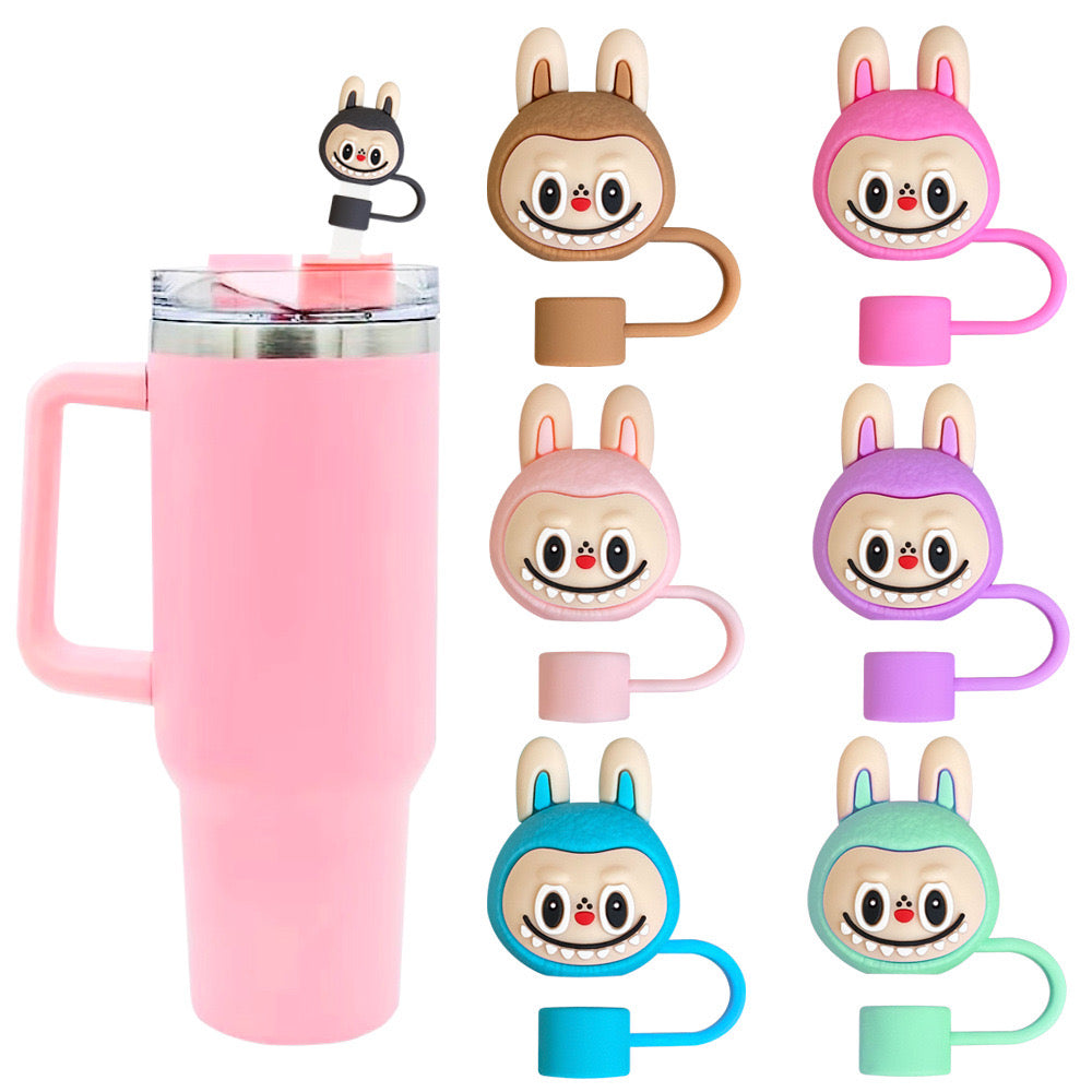 Sanrio Set of 6 Straw Toppers 10mm Stanley Tumbler Hangyodon Hello Kitty My Melody Kuromi Kerroppi