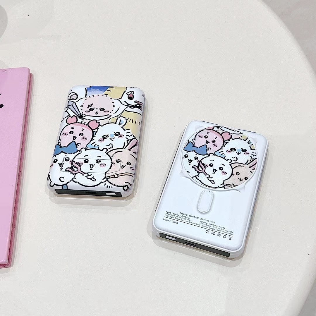 Cute Kawaii Sanrio Powerbank Fast Charging Multi Functional Mag Safe Powerbank