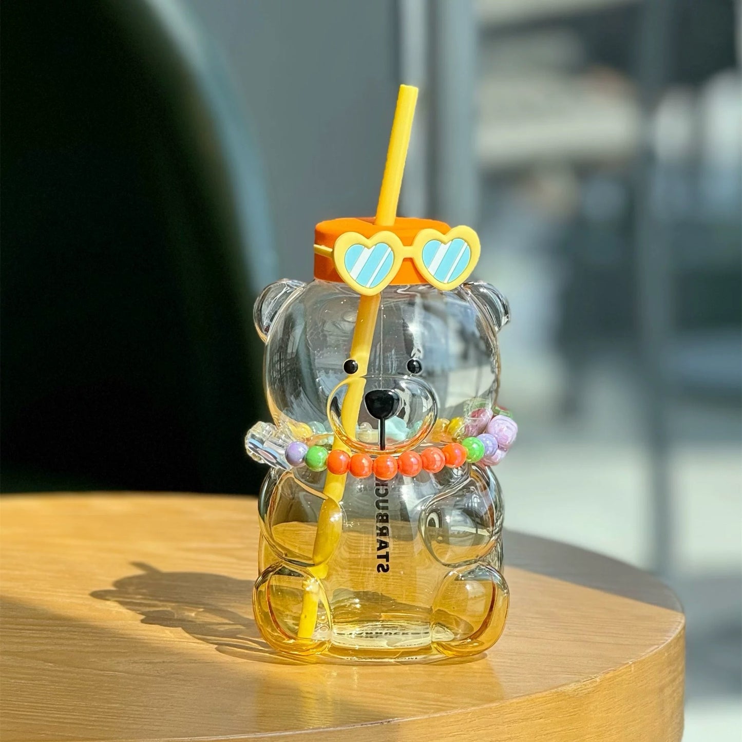 Authentic Starbucks Teddy Bear Cup Tropical Style