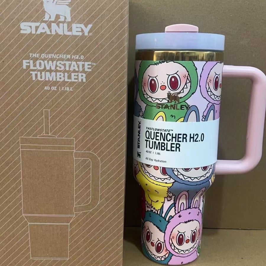 Cute Labubu Stanley Inspired 40 oz Tumbler