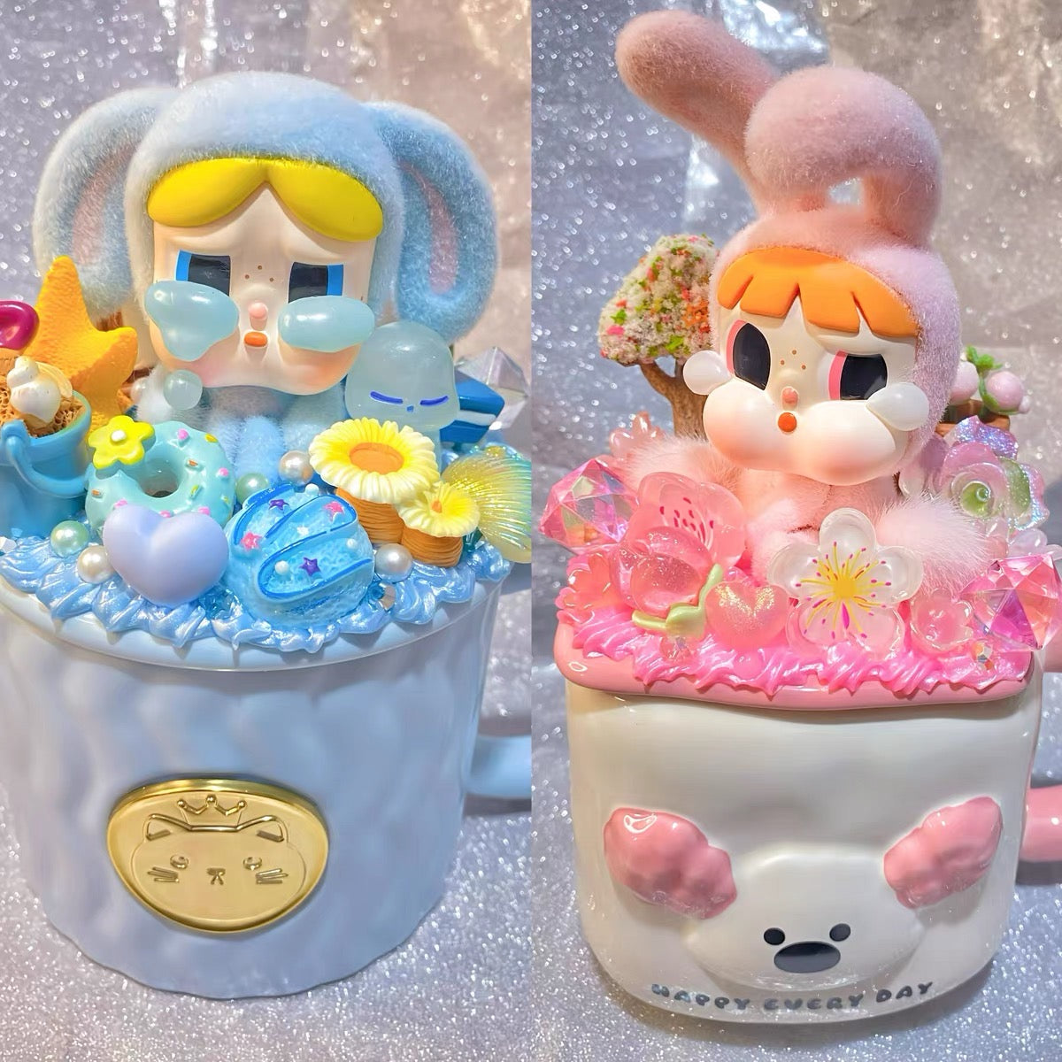 Popmart Labubu Crybaby Ceramic Coffee Mug Tea Cup