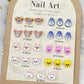 K-pop Skzoo Stray Kids Nail Charms pack of 20 mixed designs + sticker pack