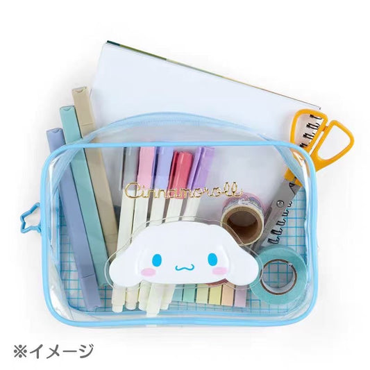 Sanrio 1 Pcs Make Up Clear Storage Bag Hello Kitty Pompompurin Pochacco Cinamoroll