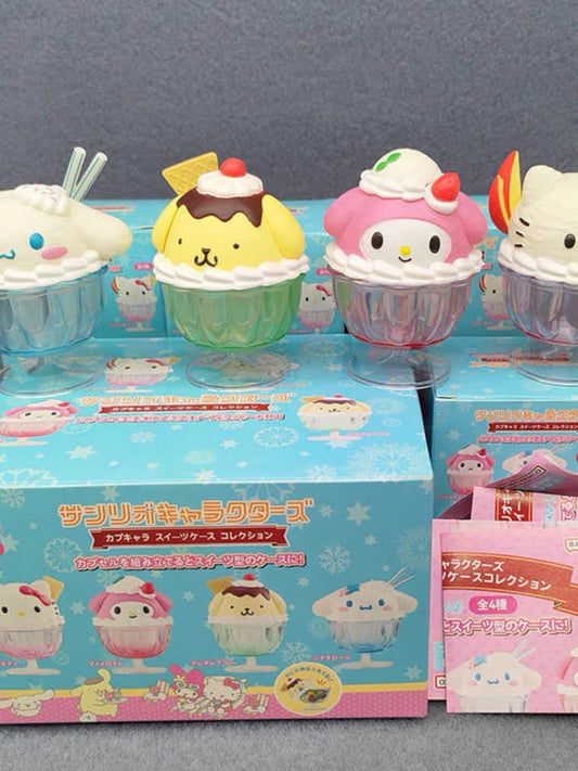 Sanrio Ice Cream Mini Storage Display My Melody Hello Kitty Pompompurin Cinamoroll