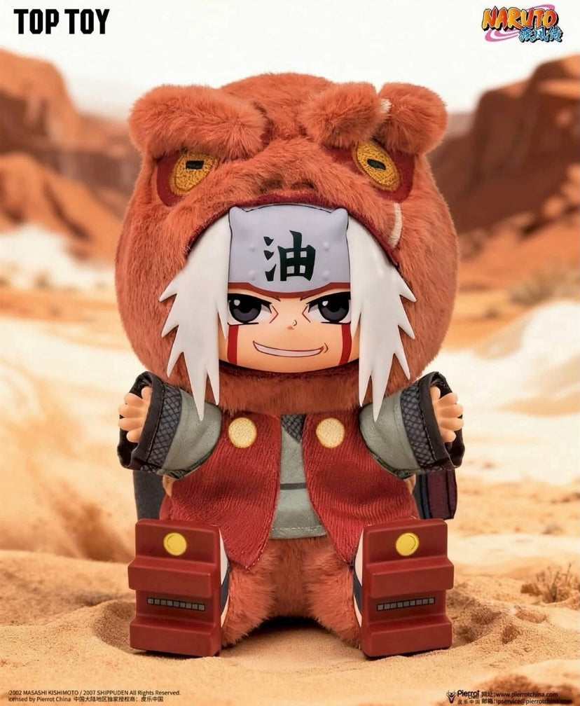 [PREORDER Ship Mid Dec ] [AUTHENTIC] TopToy X Naruto Ninja Beast Series 2  Limited Edition | Naruto Shippuuden Sasuke Itachi Akatsuki Mangekyou Jiraiya Gamabunta Orochimaru Manda Tsunade Katsuyou Naruto Kamakichi Kurama - Vinyl Face Plush Doll Blind Boxes