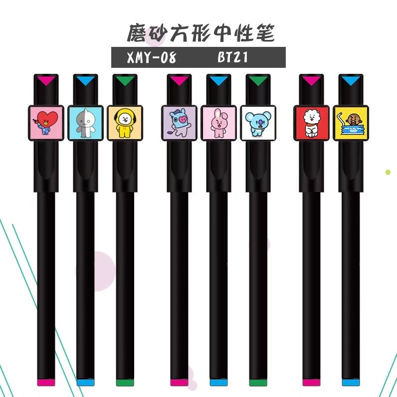 K-pop Stationary 6 Pen BTS Twice BT21 Enhypen TXT Stray Kids