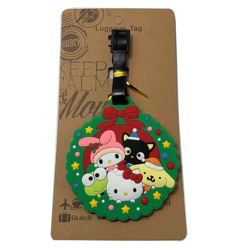 Sanrio Characters Christmas Luggage Tag