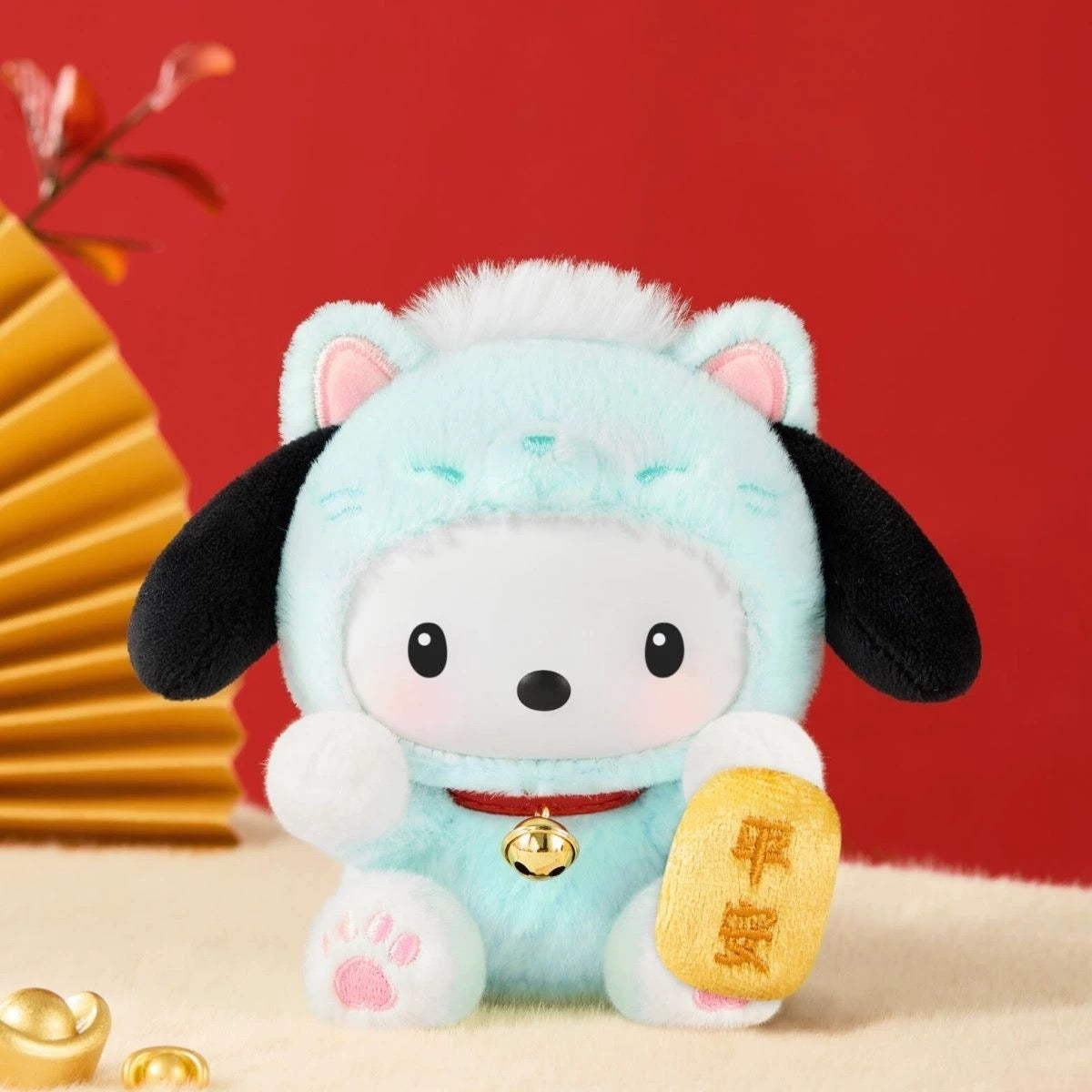 [Authentic]Toptoy Sanrio Characters Lucky Cat Chinese New Year Vinyl Plush Blind Boxes Pendant