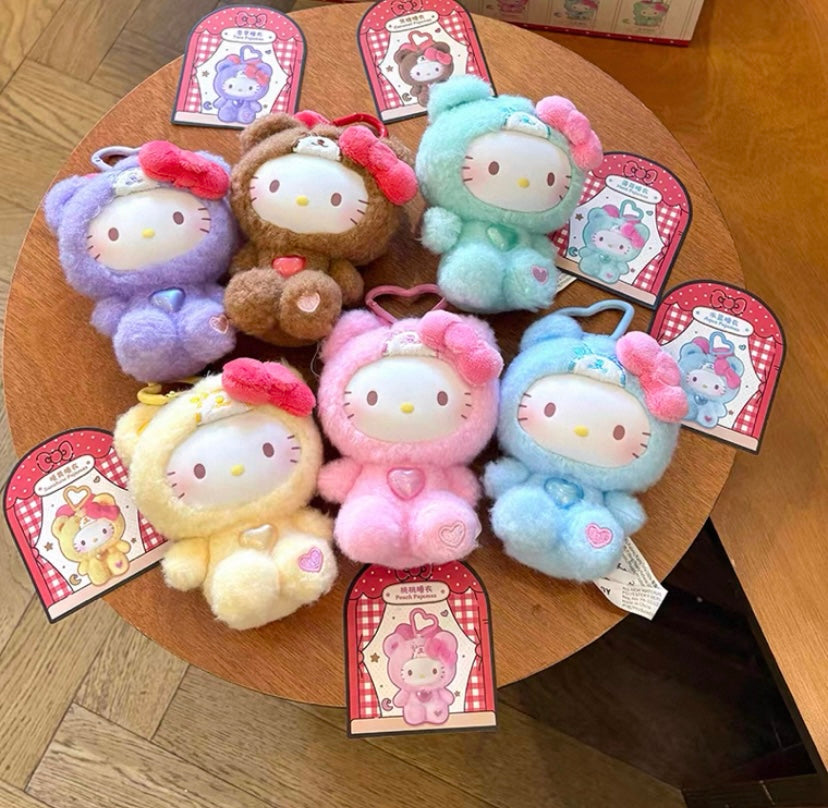 [Authentic] Toptoy Sanrio Hello Kitty Teddy Pajamas Blind Boxes Vinyl Plush Pendant