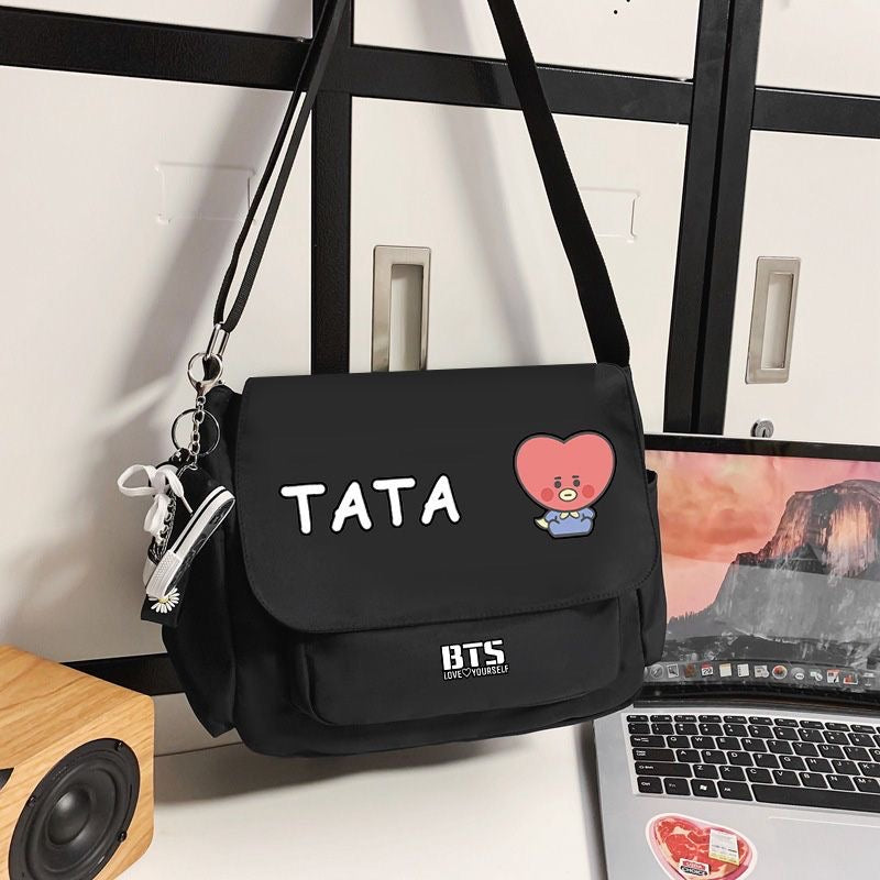 K-pop BTS Suga Jimin RM Jungkook JHope Jin V Crossbody Bag