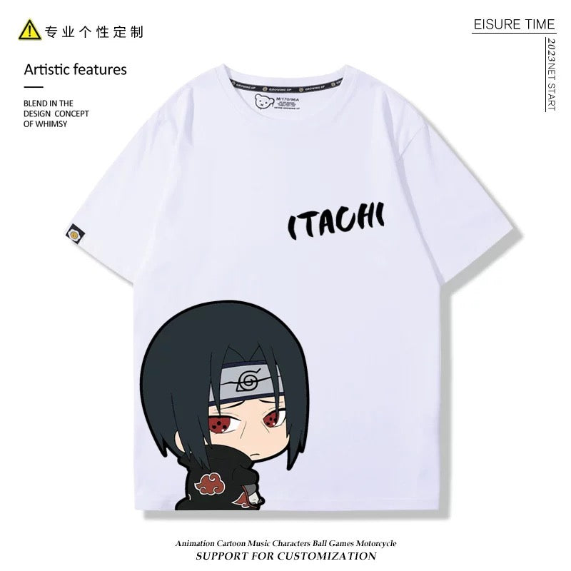 Naruto Anime T-shirt Matching Couple Kids Family Clothes