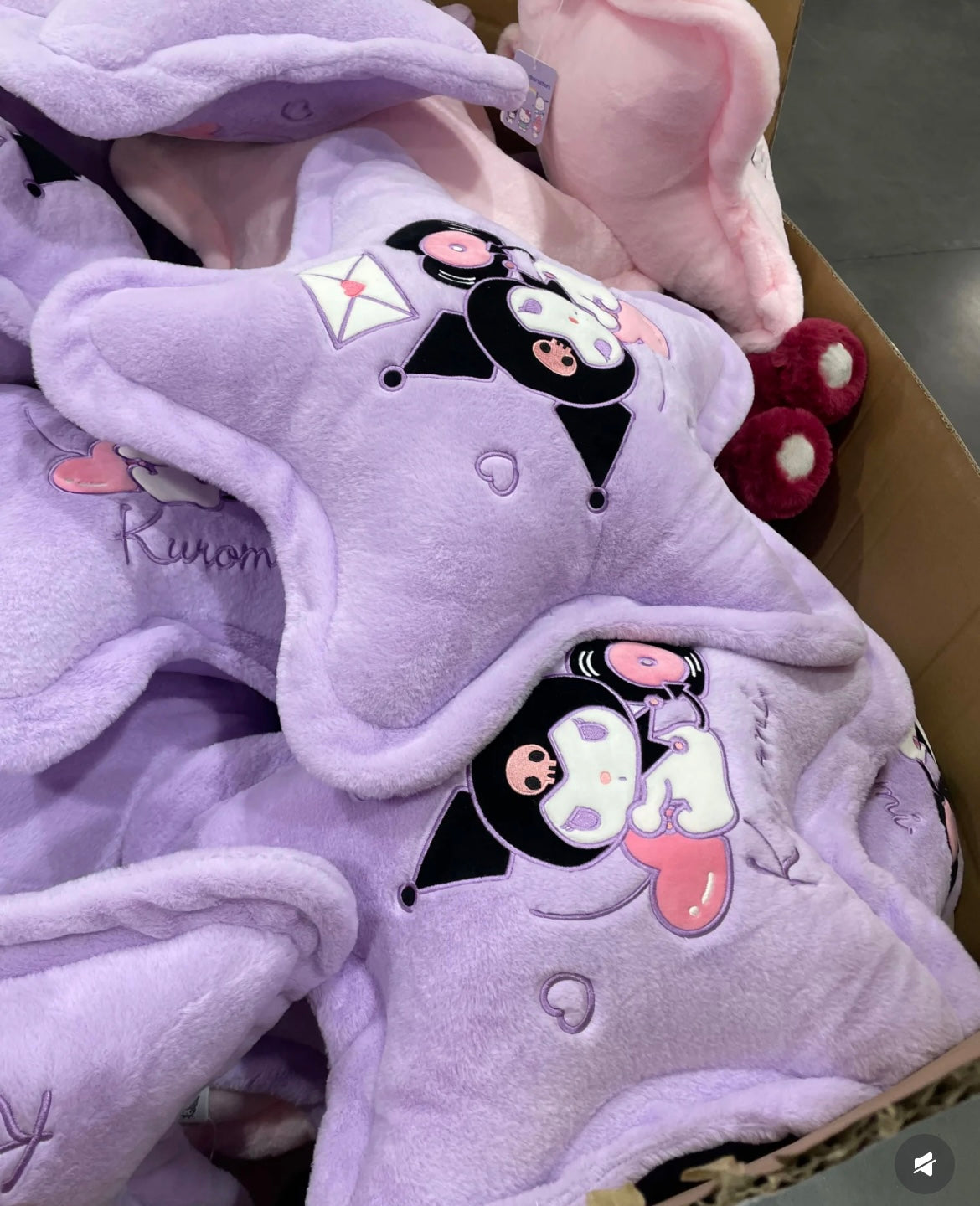 Sam’s Club X Sanrio Pillow Cushions Hello Kitty Kuromi