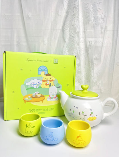 Naixue Tea X Sanrio Bag Dog Collar Bag Tea Cup Set