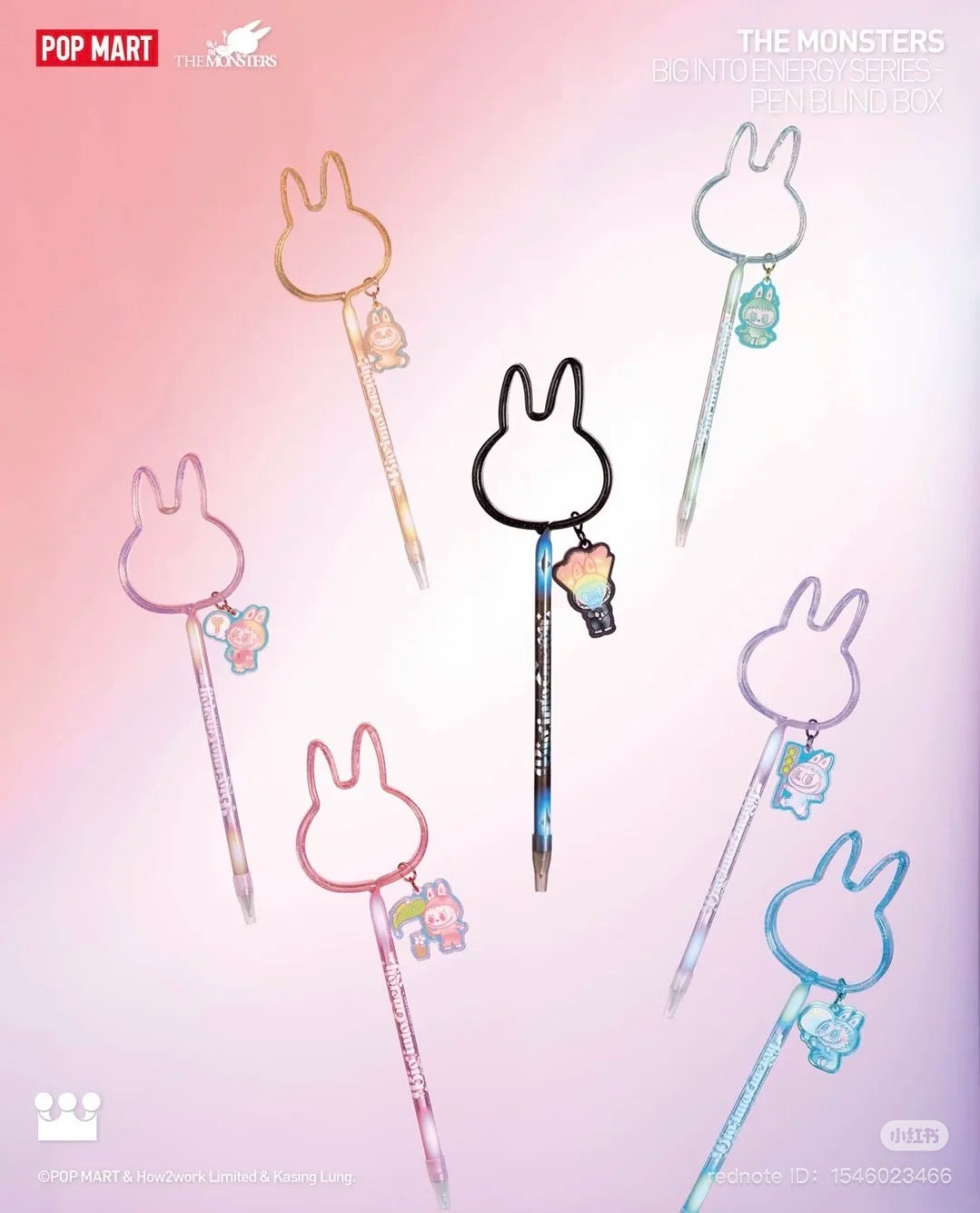 [AUTHENTIC ] Popmart Labubu Pen Blind Boxes