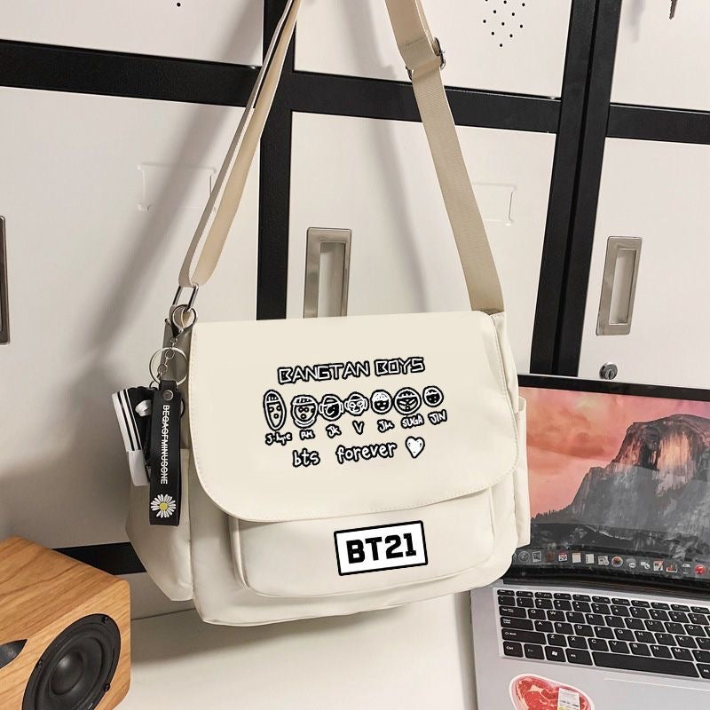 K-pop BTS Suga Jimin RM Jungkook JHope Jin V Crossbody Bag