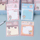 Labubu 4 Pcs Sticky Notes Stationary Journal Accessories