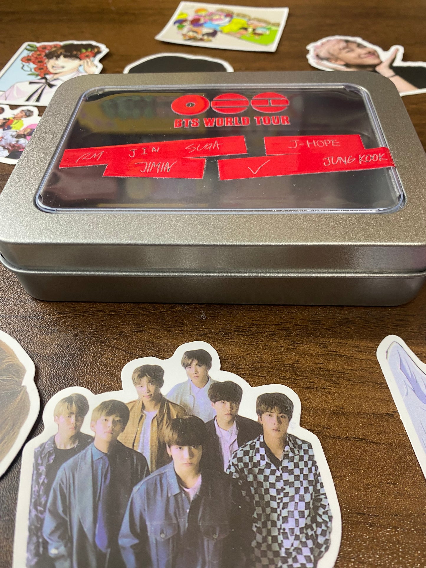 K-pop BTS Arirang Tour Iron Storage Box 11.3 *8.2*2.2cm