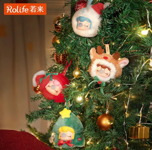 [Authentic] Limited Edition Rolife Nanci Christmas Bear Birthday Gift Vinyl Plush Pendant Blind Boxes
