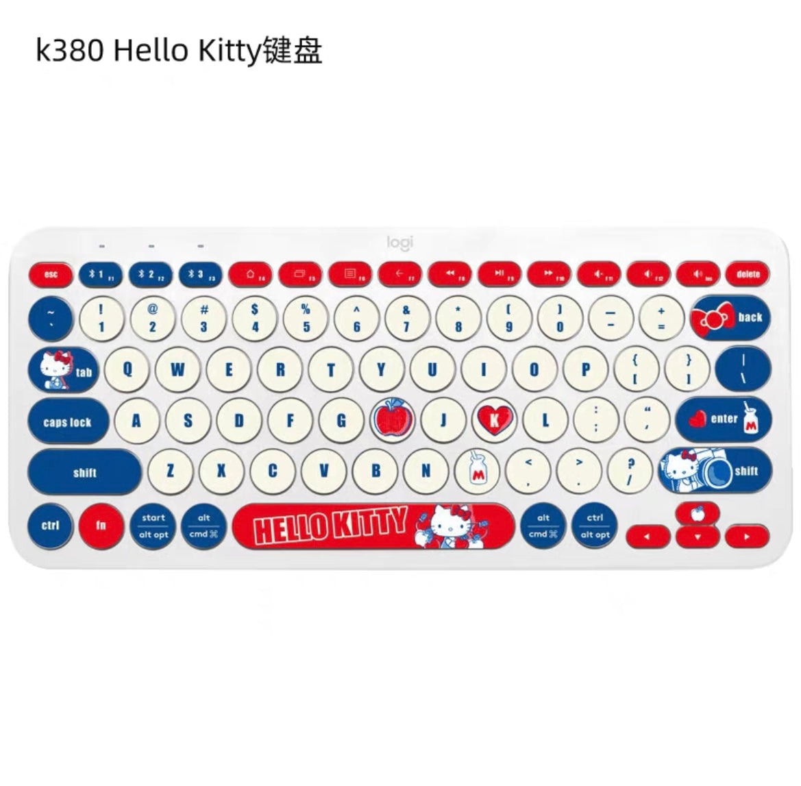 Logitech Official Licensed Sanrio Keyboard Cinnamoroll My Melody Kuromi Hello Kitty Keyboard