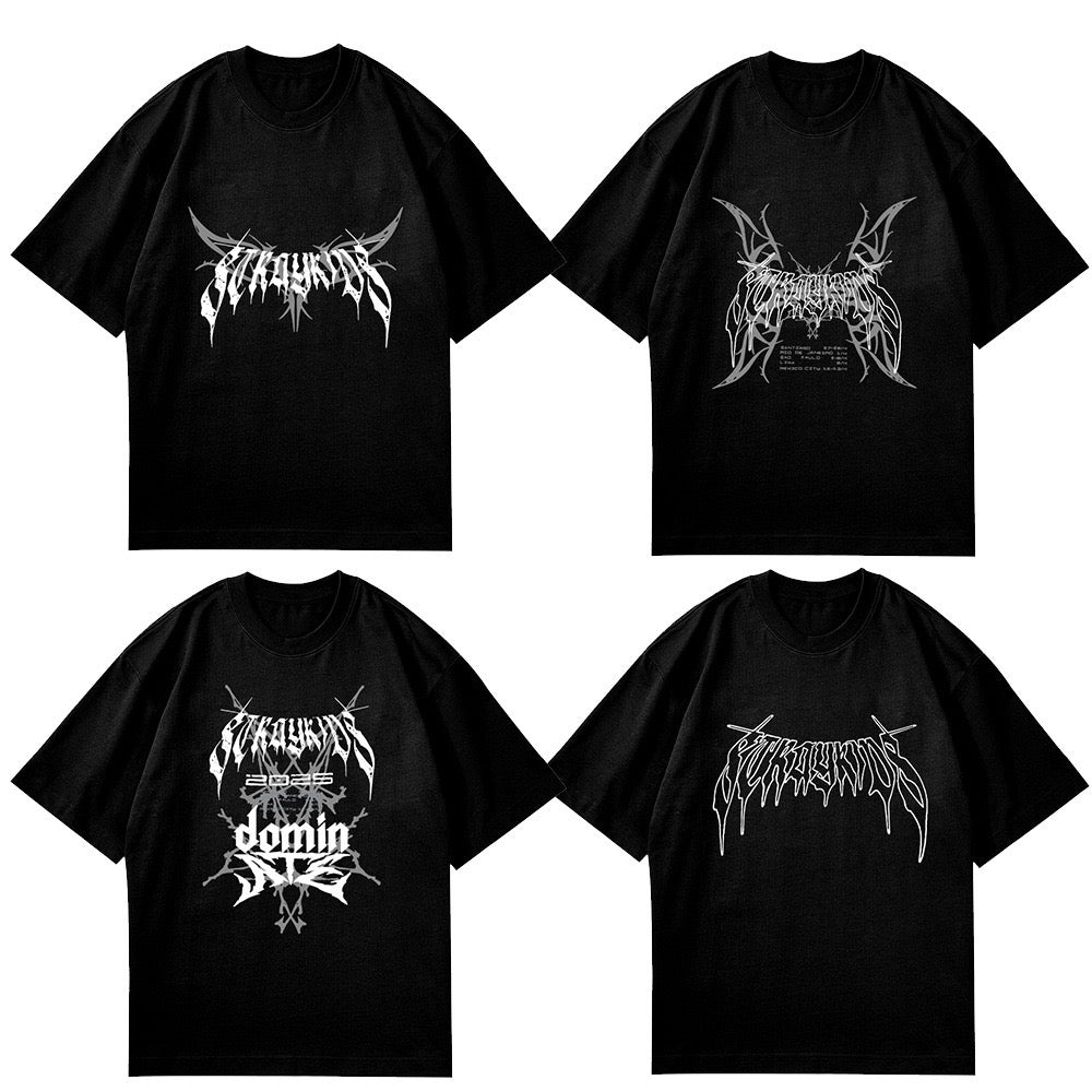 K-pop Stray Kids 2025 Tour Tshirt