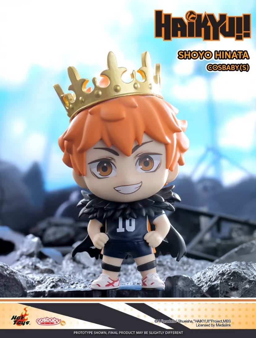 [Authentic] Cosbi Haikyuu Anime Shoyo Hinata Tobio Kageyama 11.5 cm Figure Not Blind Boxes