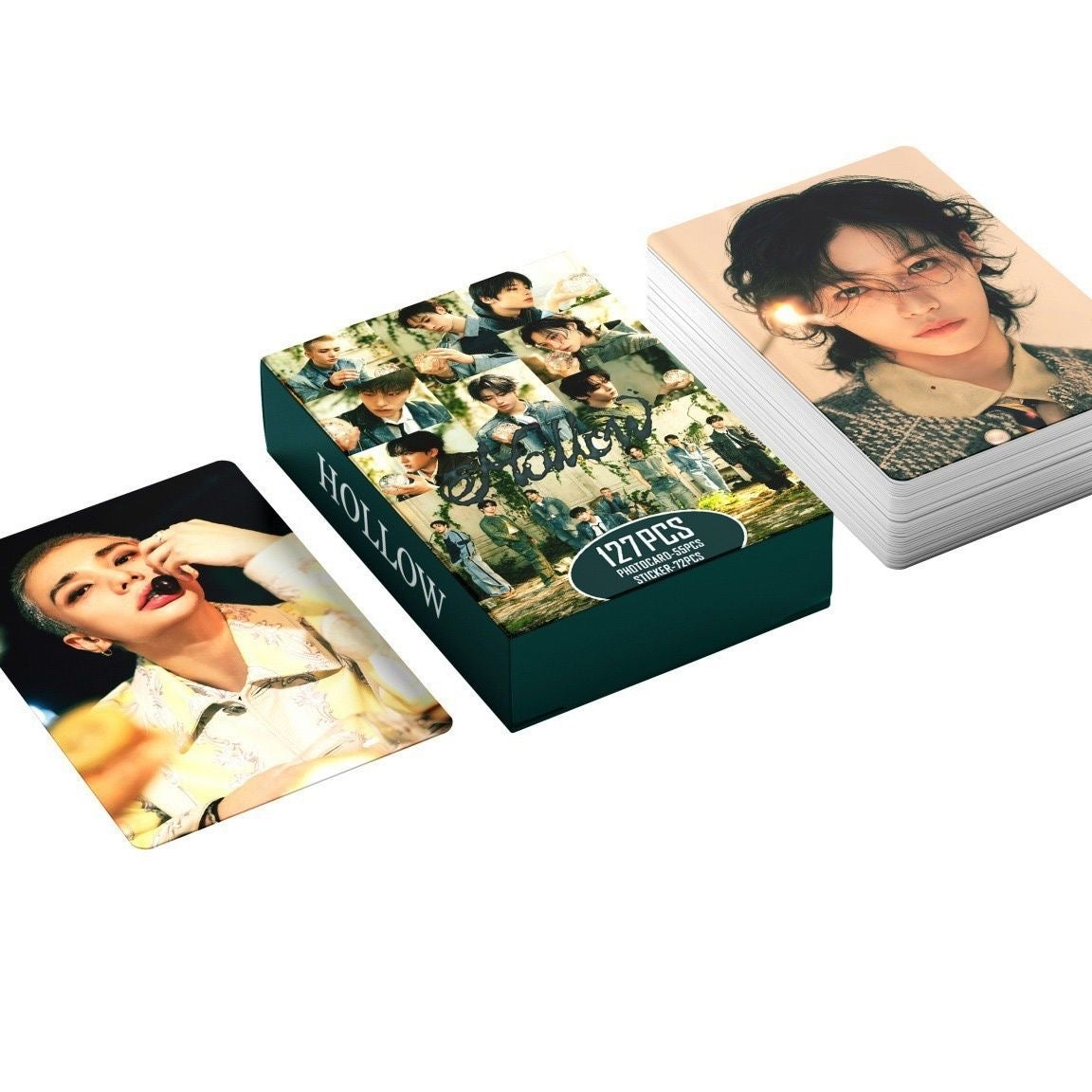 K-pop Stray Kids Hollow Album 55 Cards And 127 Stickers