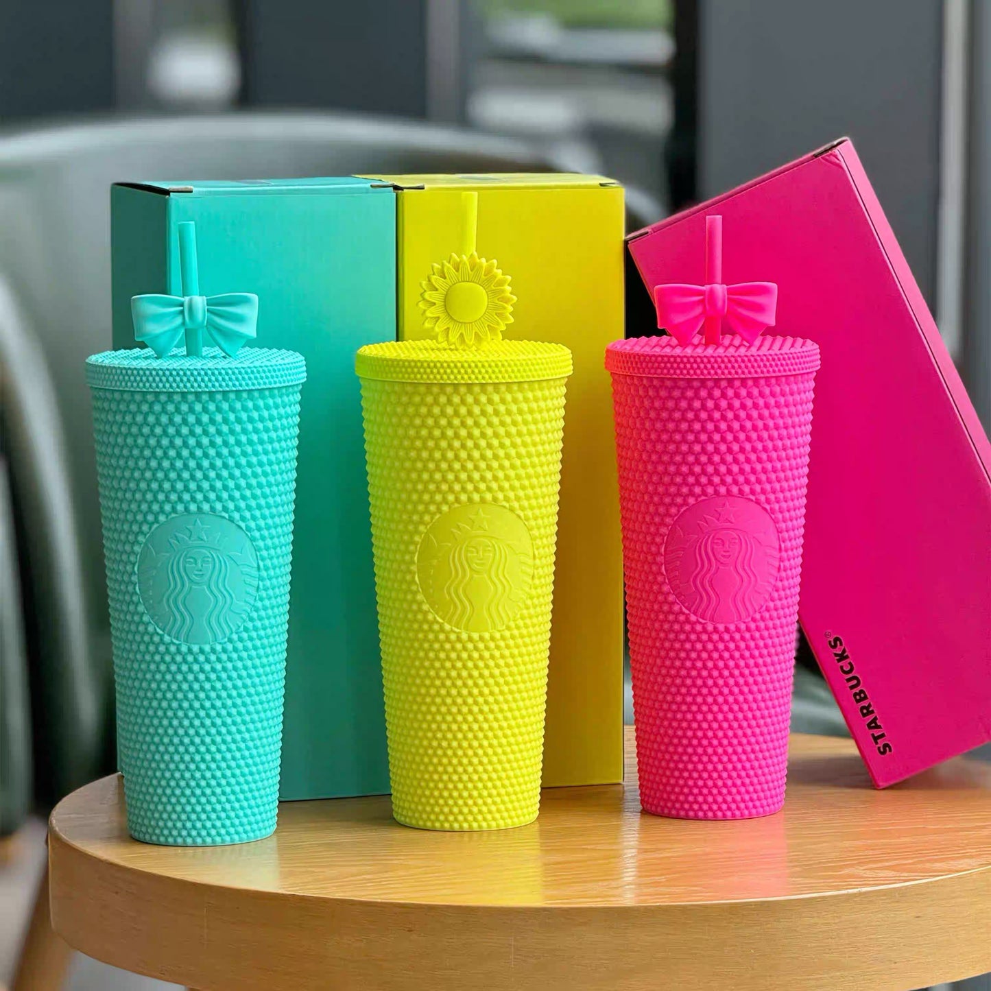Authentic Starbucks China 2025 Colorful Summer Series