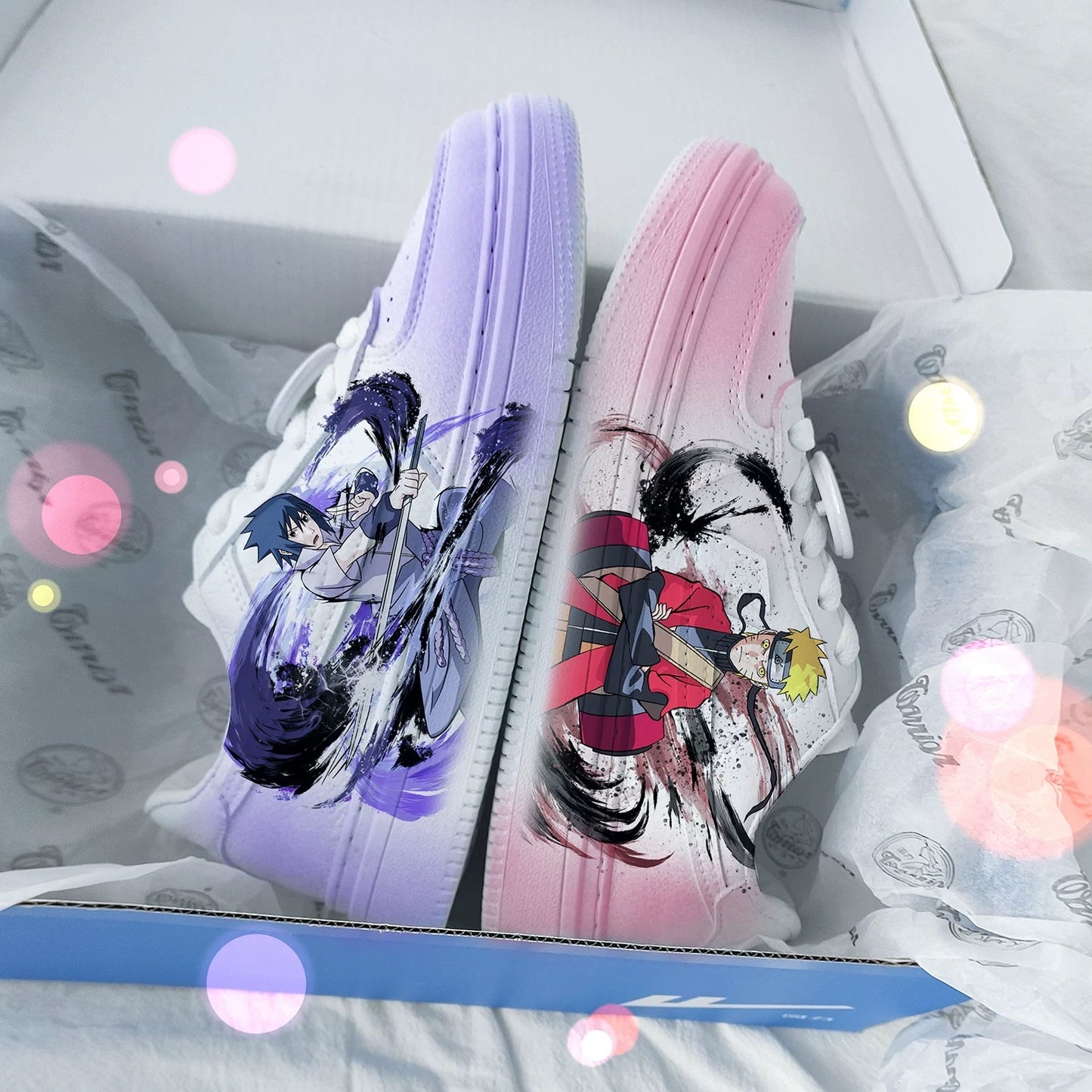 Naruto Sneakers Kakashi Sasuke